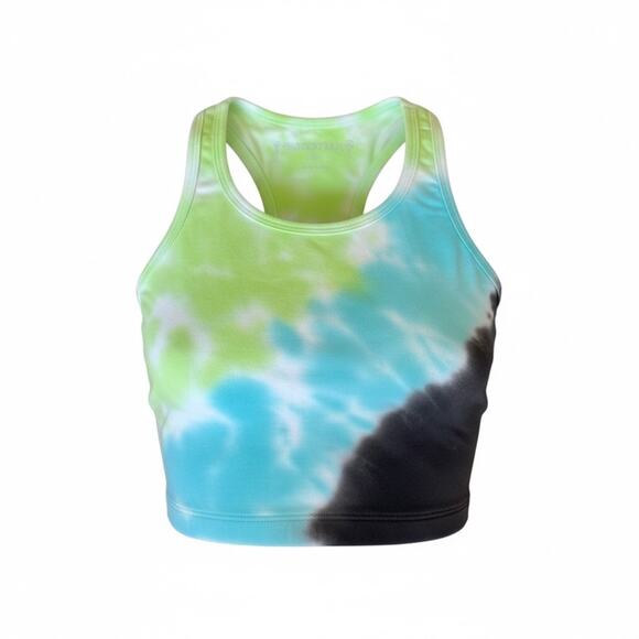Cropped Tank Top Tie Dye Electric & Rose - Picture 6 of 8